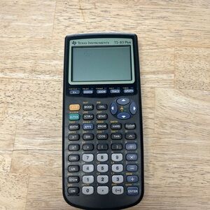 Texas Instruments TI-83 Plus Graphing Calculator - Black and Gray